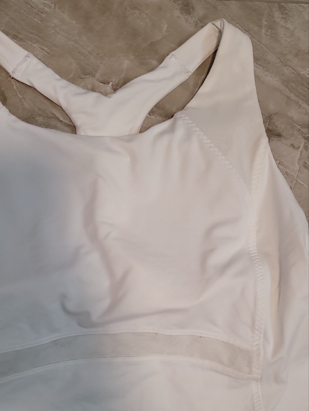 Athleta White Racerback Tank Top - Picture 3 of 6